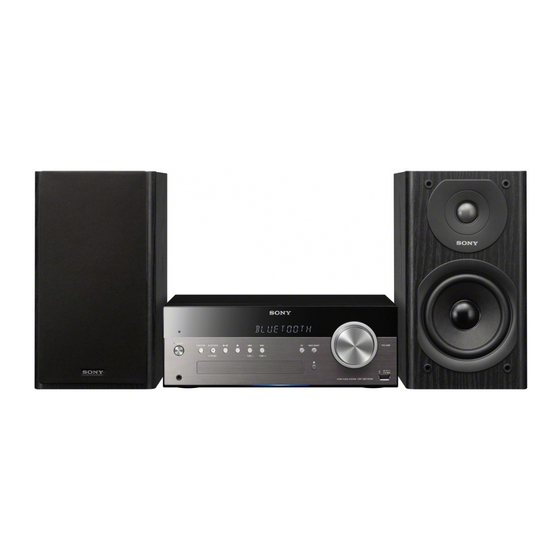 Sony CMT-SBT300W Instrucciones De Funcionamiento
