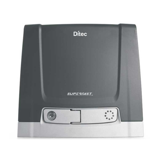entrematic Ditec NeoS Manual Tecnico
