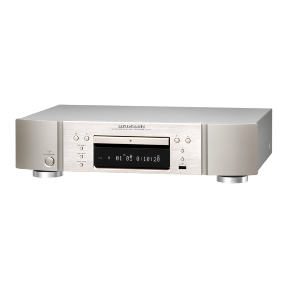 Marantz UD7007 Manual Del Usuario