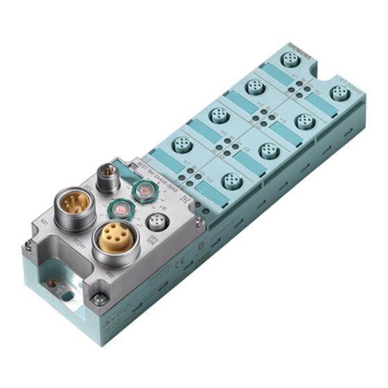 Siemens SIMATIC ET 200eco Instrucciones De Servicio