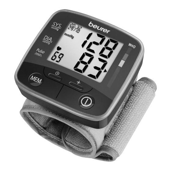 Beurer medical BC 32 Instrucciones Para El Uso