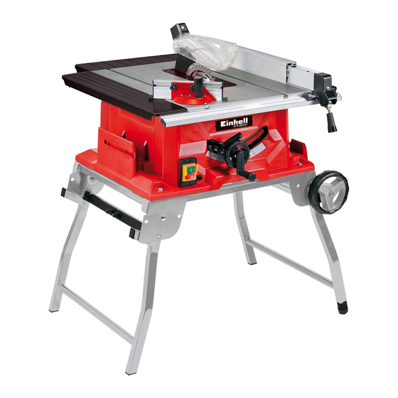 EINHELL TE-TS 2025 UF Manual De Instrucciones Original