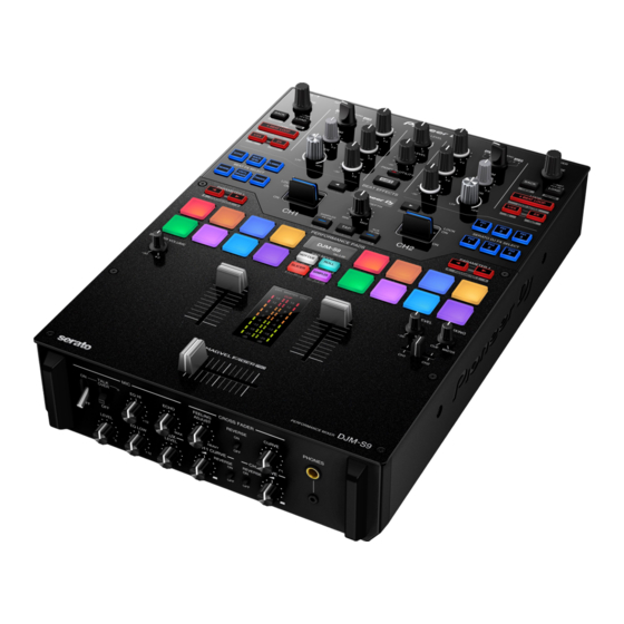 Pioneer DJM-S9 Manual De Instrucciones
