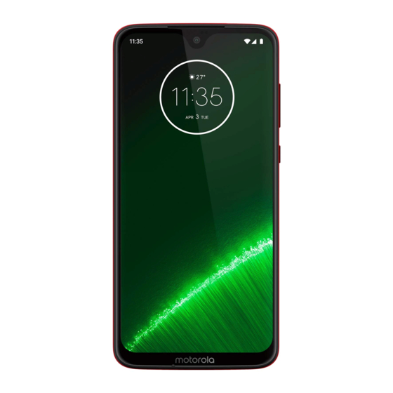 Motorola moto g7 PLUS Manual De Instrucciones