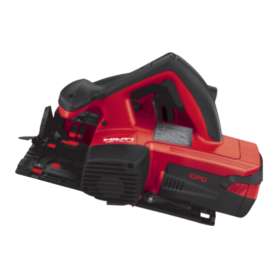 Hilti WSC 7.25-A36 Manual De Instrucciones