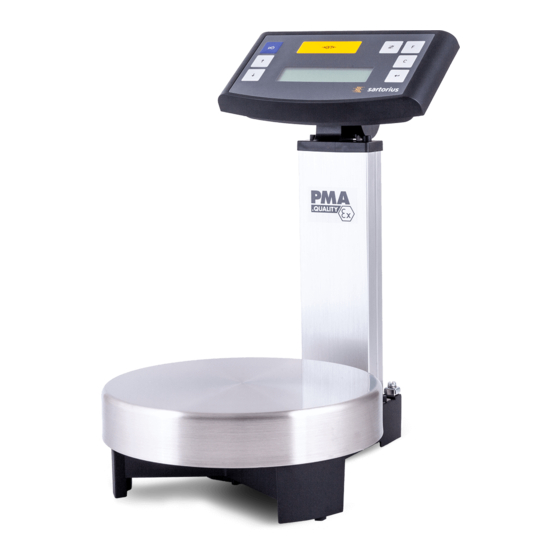 Sartorius PMA7501 Instrucciones De Funcionamiento