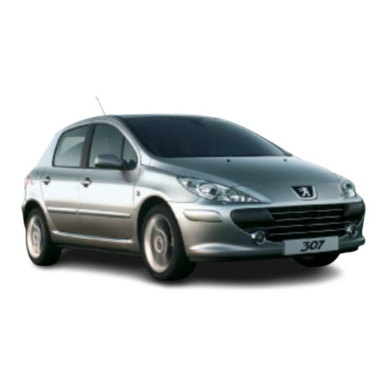 PEUGEOT 307 2006 Manual De Instrucciones