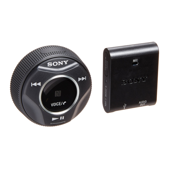 Sony RM-X7BT Manual De Instrucciones