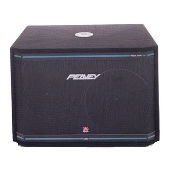 Peavey HiSys 215XT Instrucciones De Uso