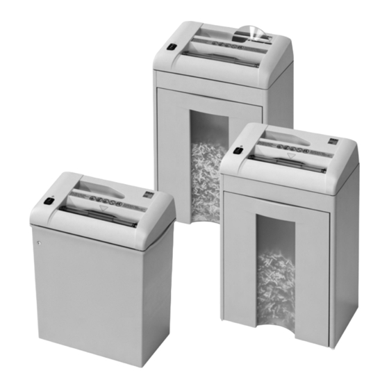 Ideal 2270 PAPER SHREDDER Instrucciones De Uso