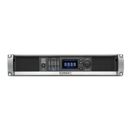 QSC CX-Q 2K4 Manual Del Usuario