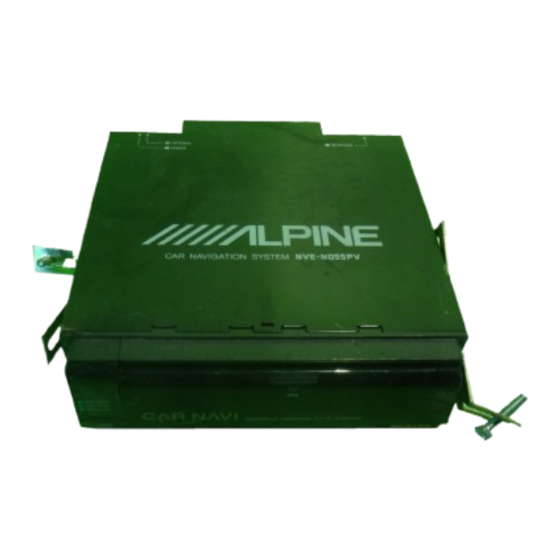 Alpine NVE-N055PV Guía De Instalación Y Conexiones
