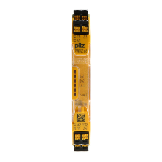 Pilz PNOZ s8 Manual De Instrucciones