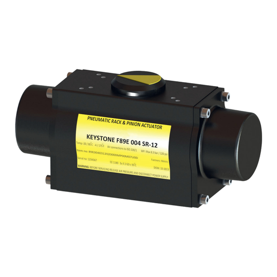 Emerson KEYSTONE 89 Instrucciones De Instalación Y Mantenimiento