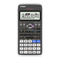 Casio fx-991LA X ClassWiz Guia De Inicio Rapido