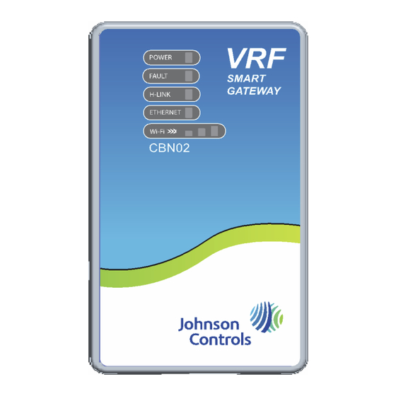Johnson Controls CBN02 Guia De Inicio Rapido