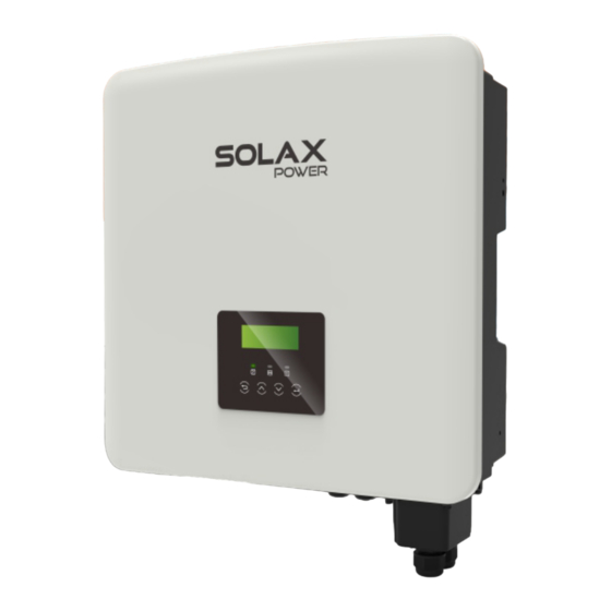 SolaX Power X3-Fit-G4 Manual De Instalación