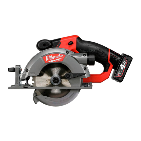 Milwaukee HEAVY DUTY M12 CCS44-602X Manual Original