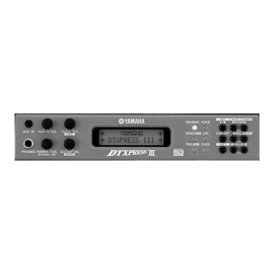 Yamaha DTXPRESS III Manual De Instrucciones
