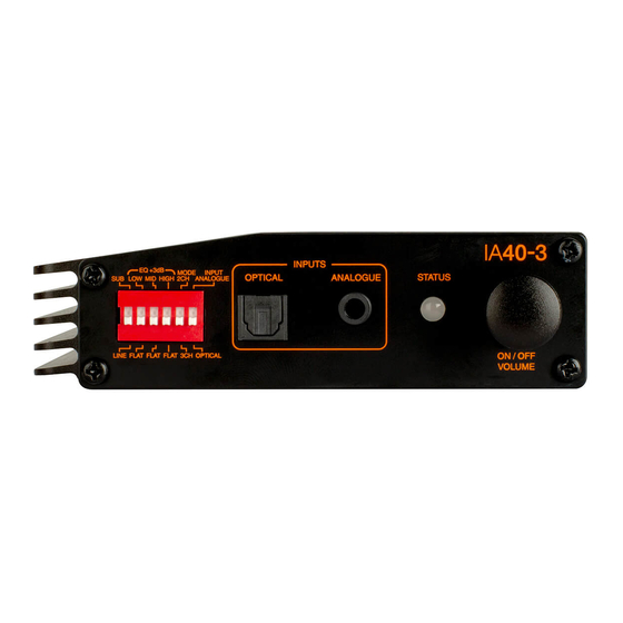 Monitor Audio IA40-3 Manual Del Propietário