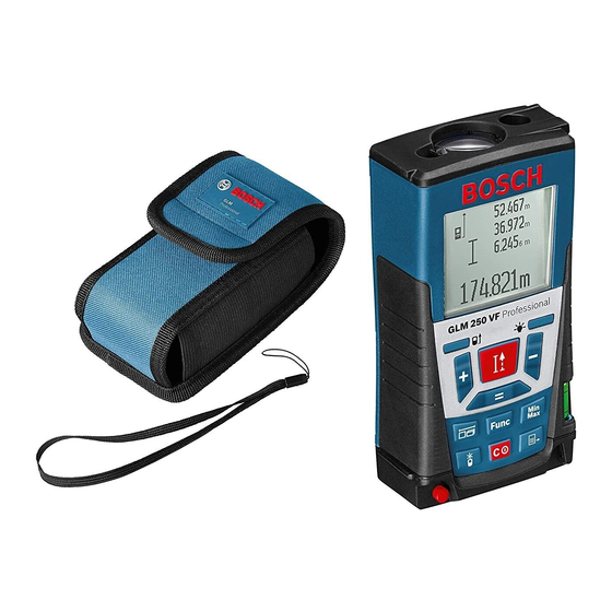 Bosch GLM Professional 250 VF Manual Original