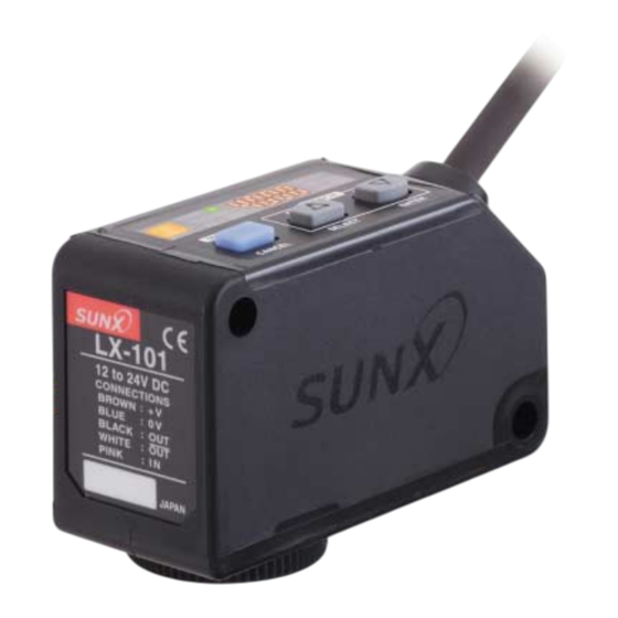 Sunx LX-100 Serie Manual Del Usuario