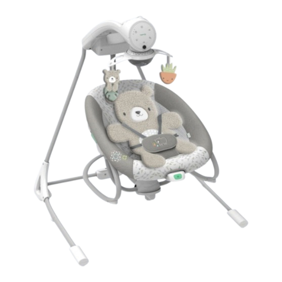 ingenuity InLighten Soothing Swing & Rocker - Nate Manual De Instrucciones