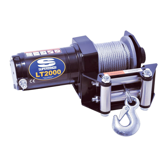 Superwinch LT2000 Manual Del Propietário
