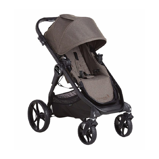 Baby Jogger city premier Manuales