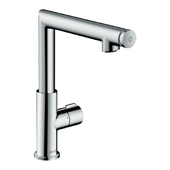 Hansgrohe Axor Uno 45016 Serie Manuales