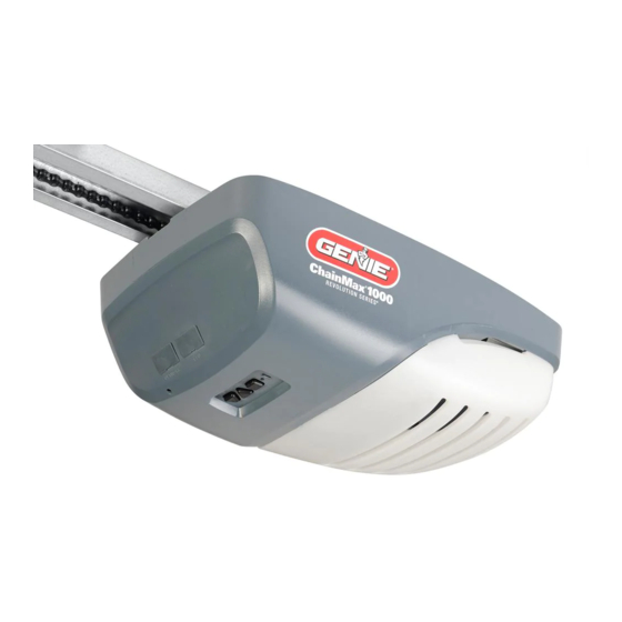 Genie SILENTMAX 1000 Manual De Operación Y De Mantenimiento