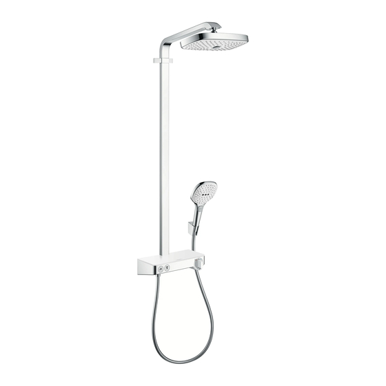 Hansgrohe Raindance Select 2jet Showerpipe 27126 1 Serie Instrucciones De Montaje / Manejo / Garantía