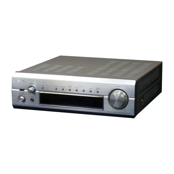 Denon DRA-F101 Instrucciones De Operación