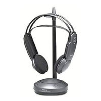 Sony MDR-RF450RK Manual De Instrucciones