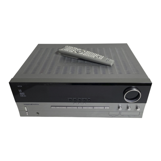 Harman Kardon AVR 330 Manual Del Usuario