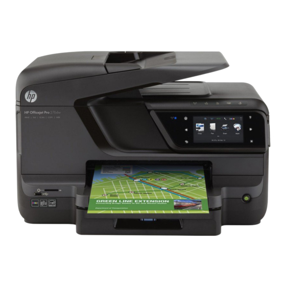 HP Officejet Pro 276dw Guia Del Usuario