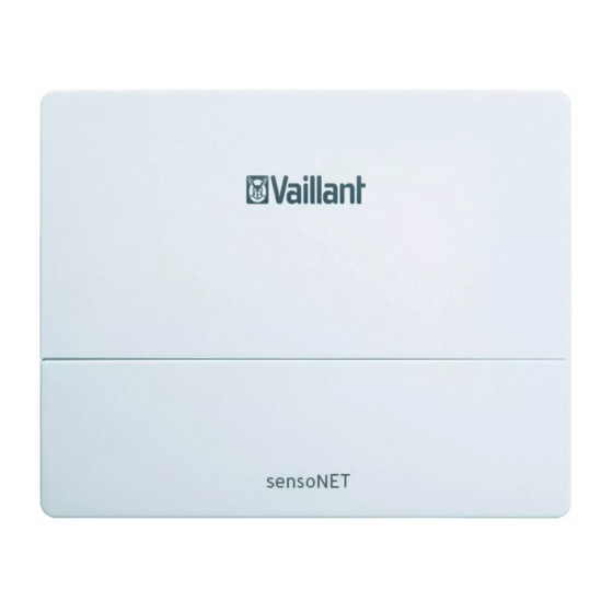 Vaillant sensoNET VR 921 Instrucciones De Instalación