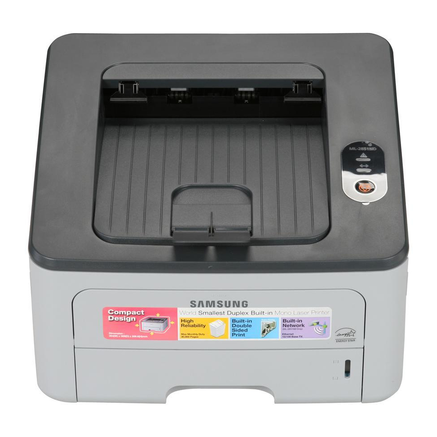 Samsung ML-2850 Serie Manual De Usario