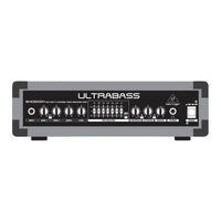 Behringer ULTRABASS BXD3000H Guia De Inicio Rapido