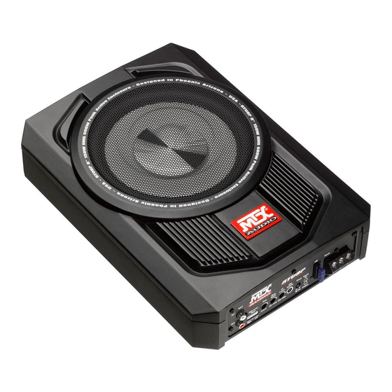 MTX Audio RTU8P Manual De Instrucciones