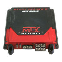 MTX Audio ROAD THUNDER RT202 Manual Del Propietário