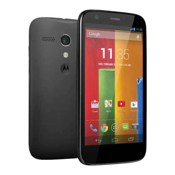 Motorola moto g Manual De Instrucciones