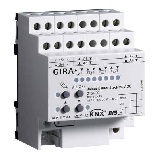 Gira 2154 00 Manual De Instrucciones