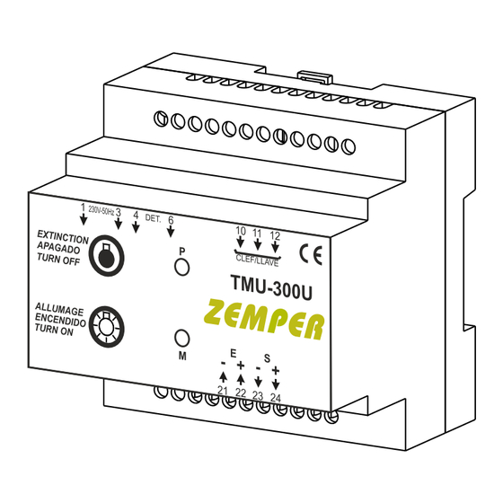 Zemper TMU-300U Guia De Inicio Rapido
