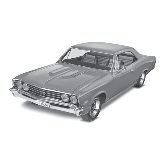 REVELL 67 CHEVELLE SS 396 Manual De Instrucciones