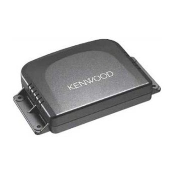 Kenwood KPA-SD100 Manual De Instrucciones