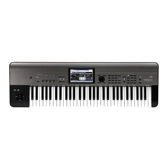 Korg KROME EX Guia De Inicio Rapido