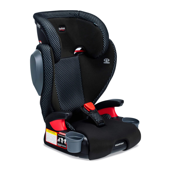 Britax HIGHPOINT Guia Del Usuario