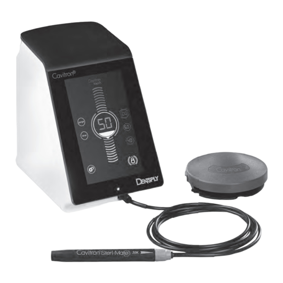 DENTSPLY Cavitron touch Instrucciones De Uso