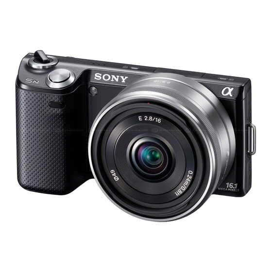 Sony Alpha NEX-5N Manual De Instrucciones